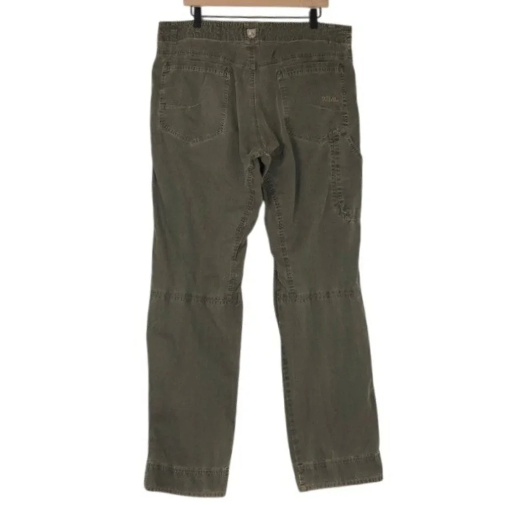 KUHL Revolvr Hiking Pants Men's 38x36 Olive Green UberKuhl Articulated Utility
